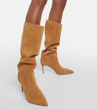 Aquazzura Matignon suede knee-high boots