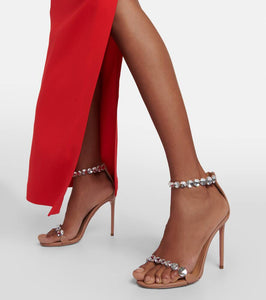 Aquazzura Maxi-Tequila 105 leather sandals