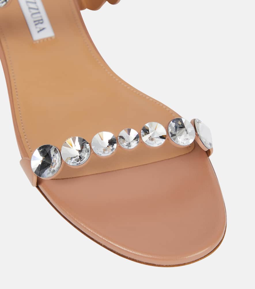 Aquazzura Maxi-Tequila embellished leather sandals