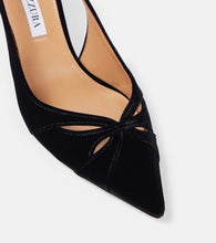 Aquazzura Moves 65 suede slingback sandals