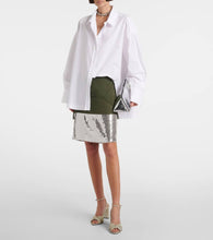 Aquazzura Nina 85 tweed sandals