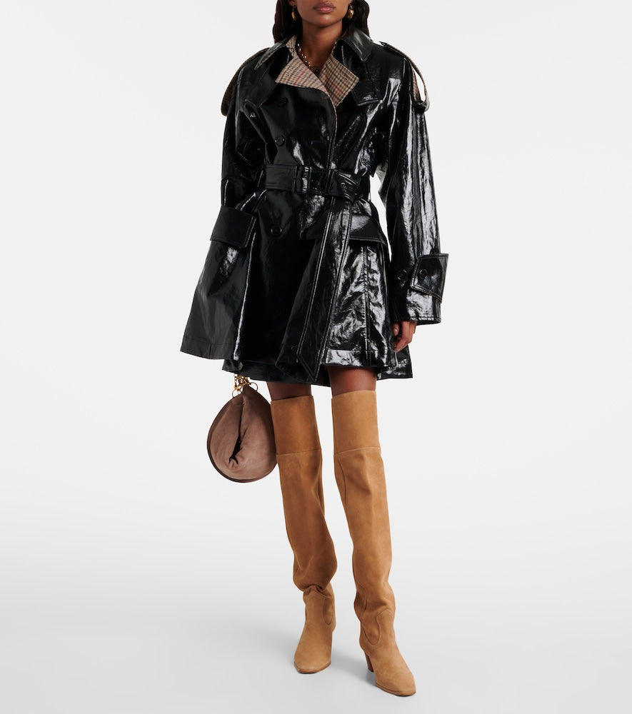 Aquazzura Nomad 50 suede over-the-knee boots