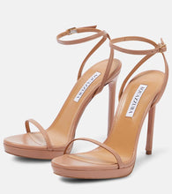 Aquazzura Olie 115 leather platform sandals