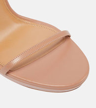 Aquazzura Olie 115 leather platform sandals