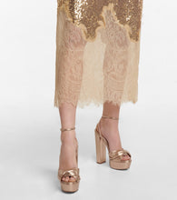 Aquazzura Olie 140 leather platform sandals