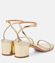 Aquazzura Olie 50 faux leather sandals