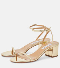 Aquazzura Olie 50 faux leather sandals