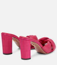 Aquazzura Olie 85 leather mules