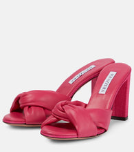 Aquazzura Olie 85 leather mules