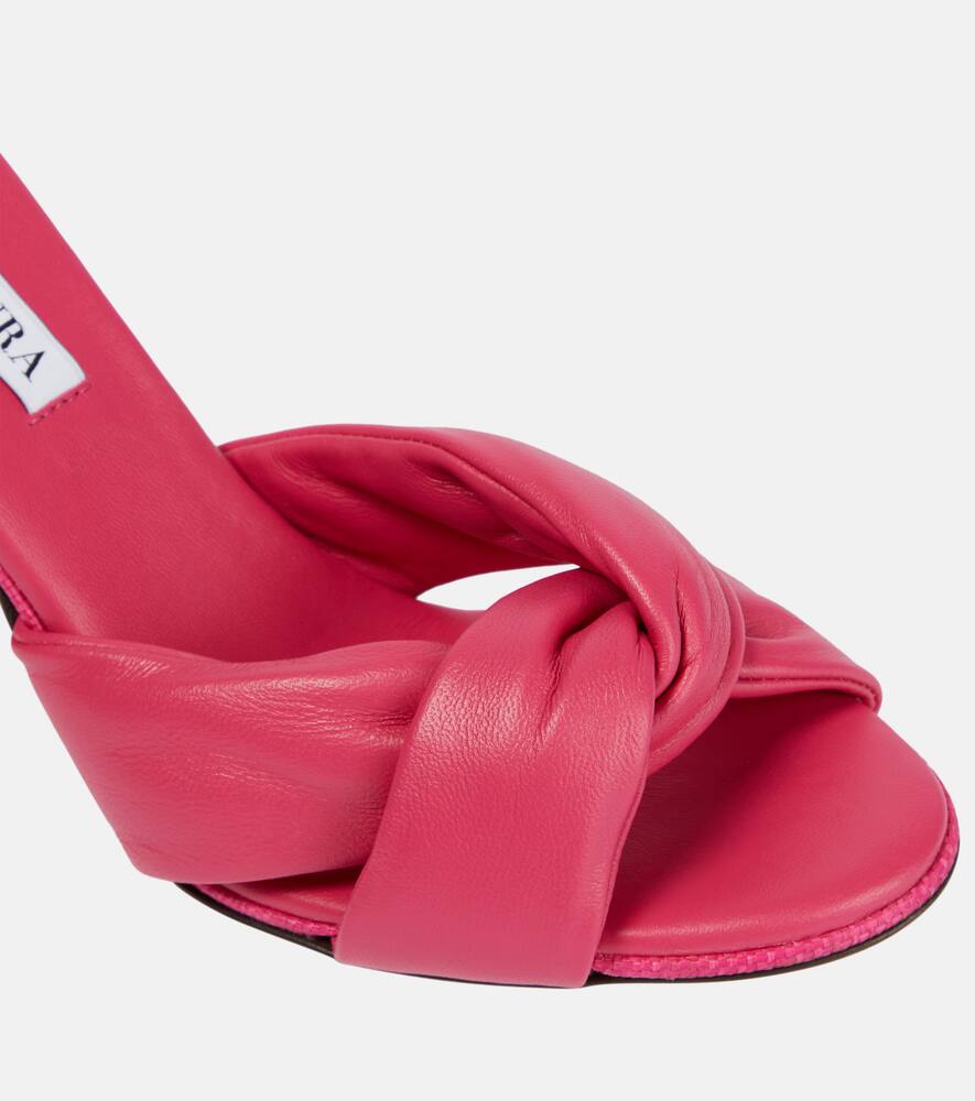 Aquazzura Olie 85 leather mules