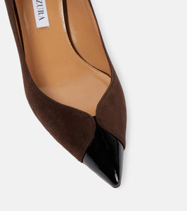 Aquazzura Pinot 50 suede pumps