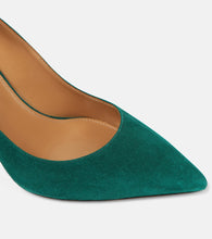 Aquazzura Purist 85 suede pumps