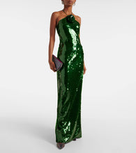 Aquazzura Purist Mini glitter clutch