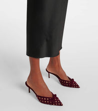 Aquazzura Romance 65 velvet mules