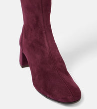 Aquazzura Saint Honore 50 suede knee-high boots