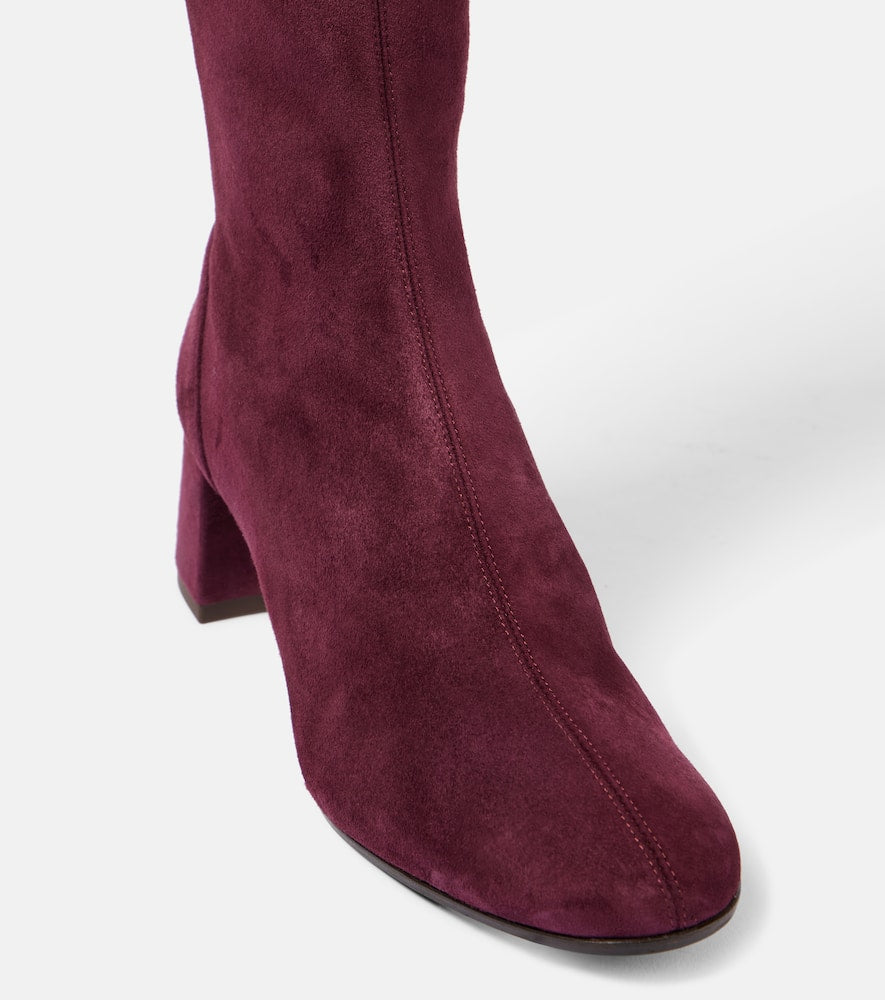 Aquazzura Saint Honore 50 suede knee-high boots