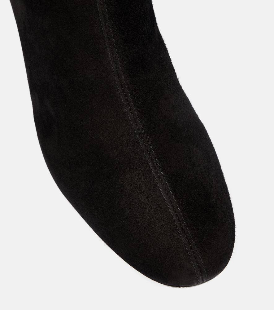 Aquazzura Saint Honore suede knee-high boots