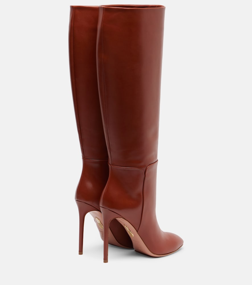Aquazzura Sellier 105 leather knee-high boots