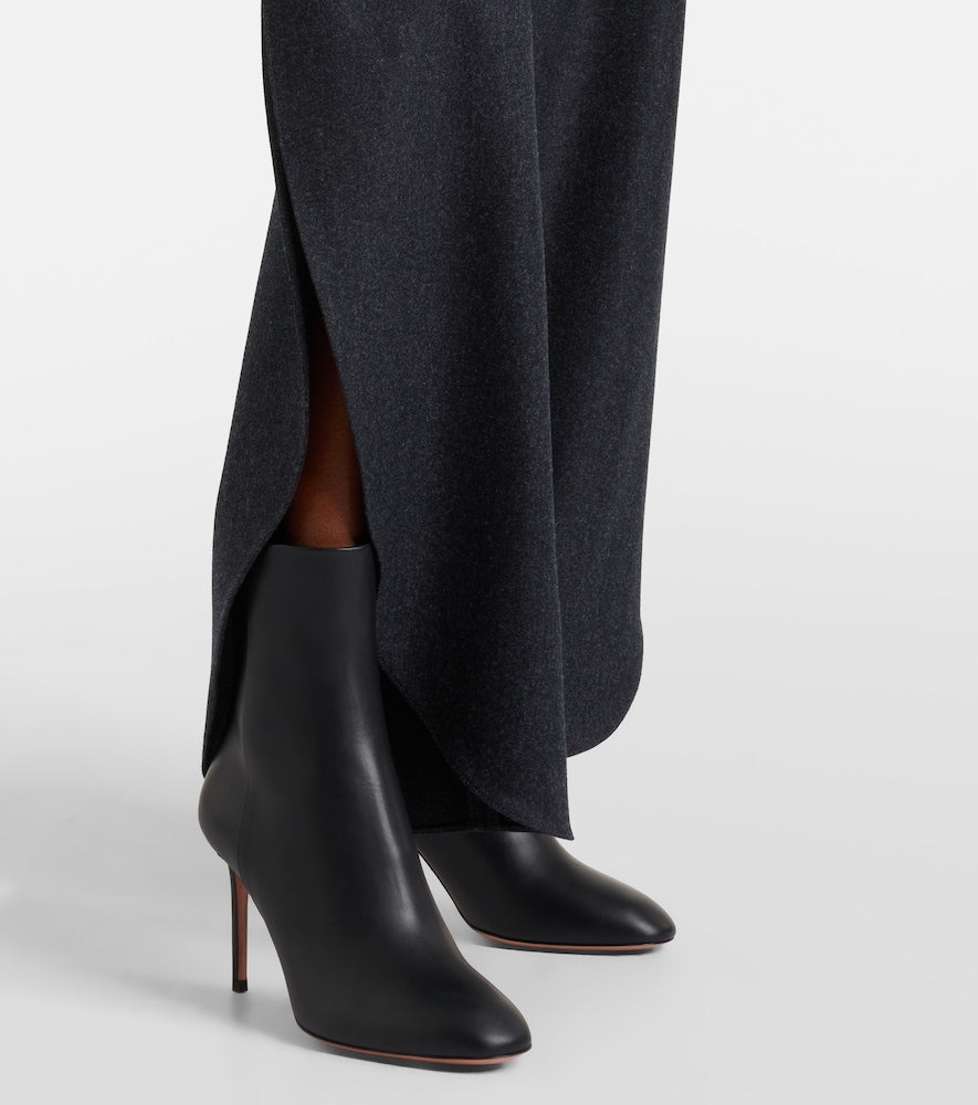 Aquazzura Sellier 85 leather ankle boots