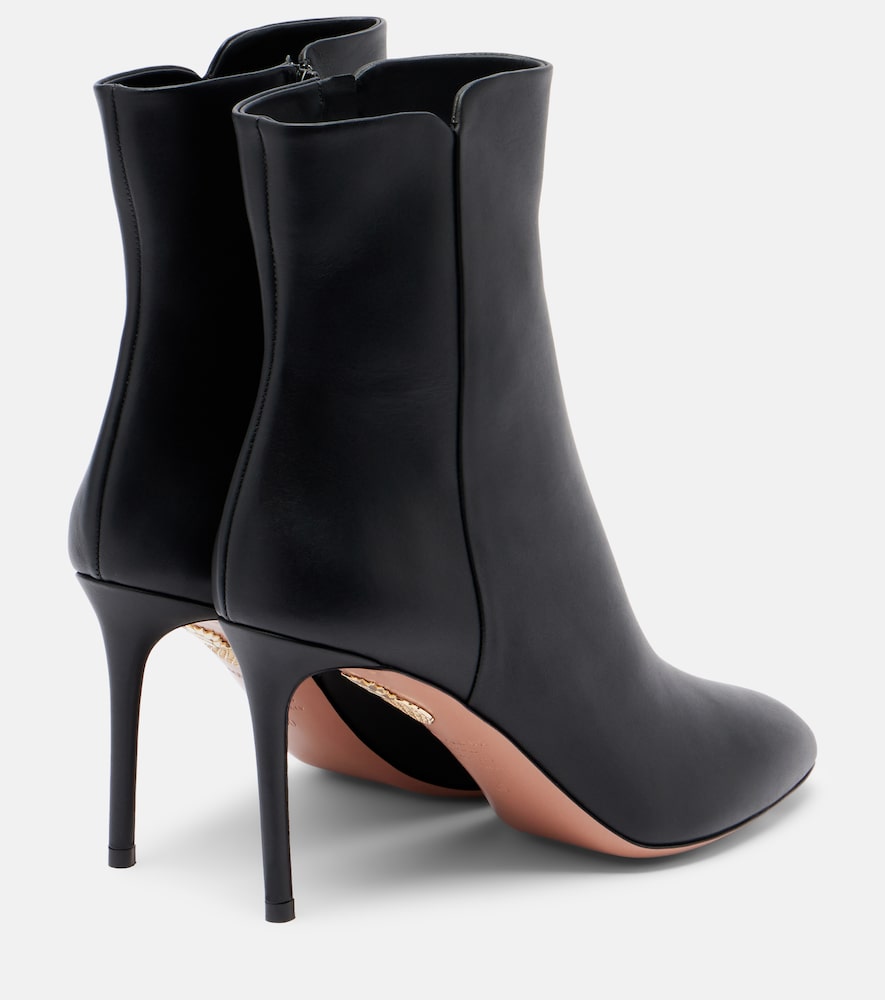 Aquazzura Sellier 85 leather ankle boots