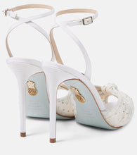Aquazzura Slow Kisses embellished leather sandals