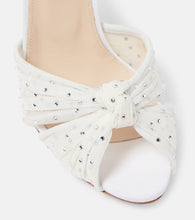 Aquazzura Slow Kisses embellished leather sandals