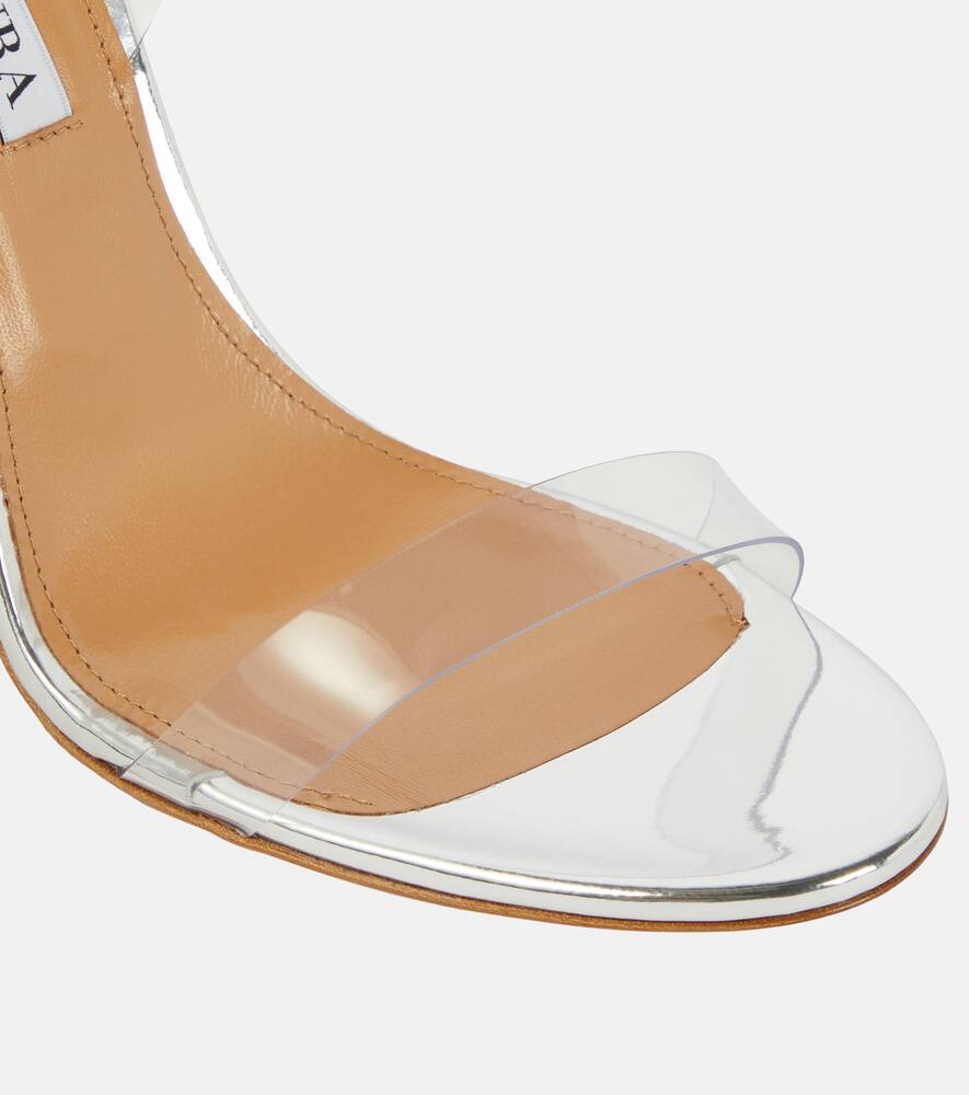 Aquazzura So Nude 105 PVC sandals