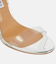 Aquazzura So Nude 105 PVC sandals