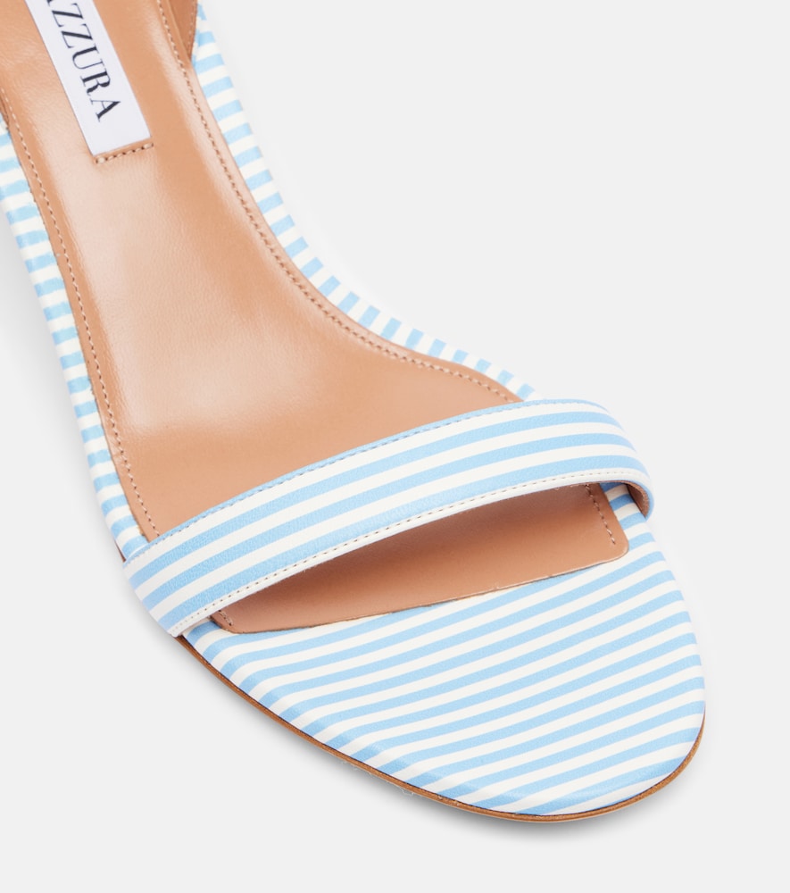 Aquazzura So Nude 50 striped sandals