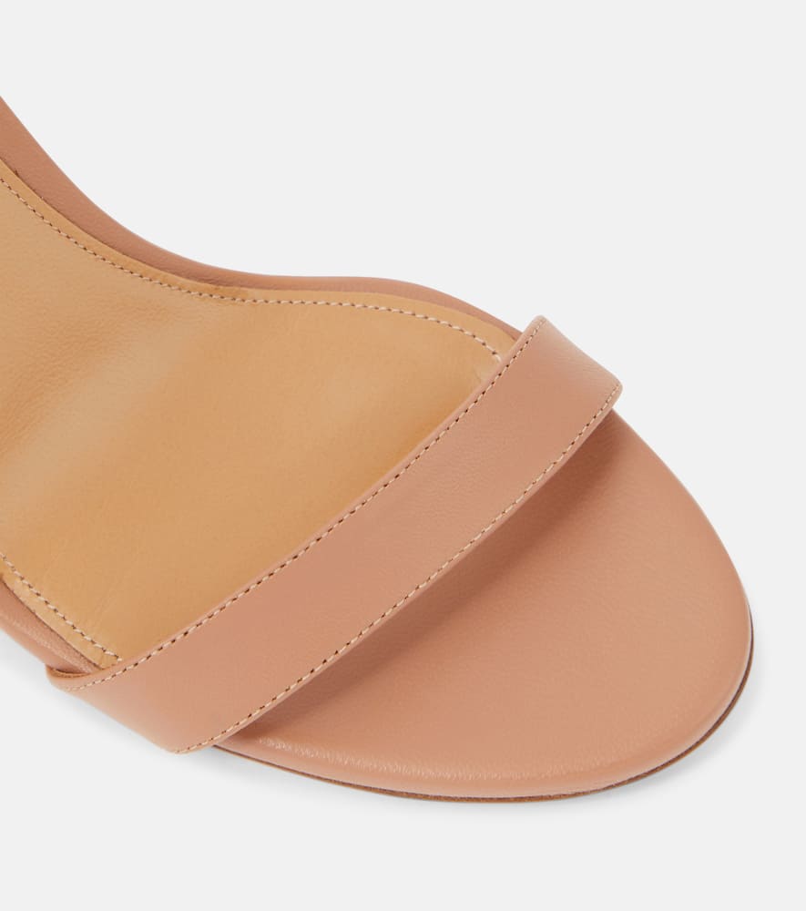 Aquazzura So Nude leather slingback sandals