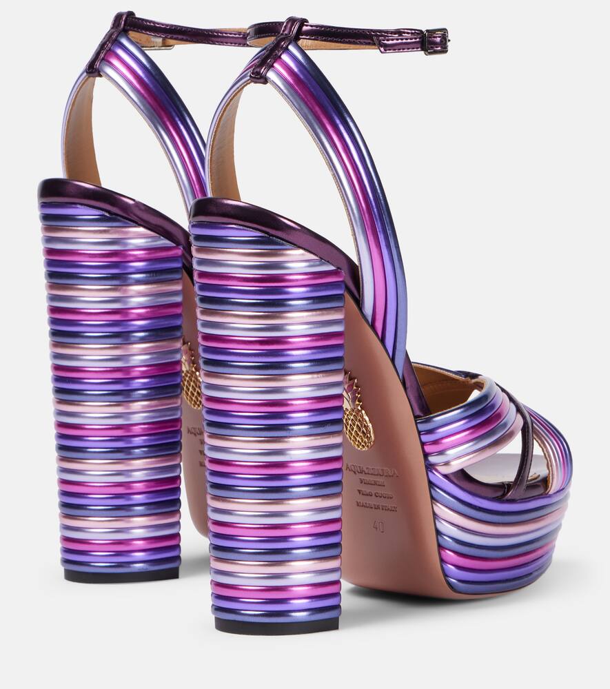Aquazzura Sundance Plateau 140 platform sandals