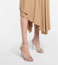 Aquazzura Tequila 105 embellished PVC sandals