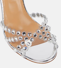 Aquazzura Tequila 105 embellished PVC sandals