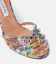 Aquazzura Tequila 105 embellished leather sandals