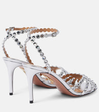 Aquazzura Tequila 85 embellished leather sandals