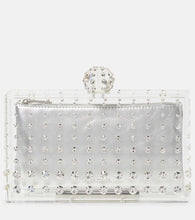 Aquazzura Tequila crystal-embellished clutch. Shop Aquazzura Clutches for women now.