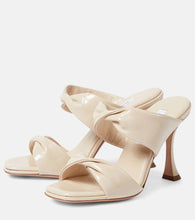 Aquazzura Twist 95 leather mules