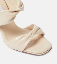Aquazzura Twist 95 leather mules