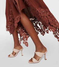 Aquazzura Twist 95 leather mules