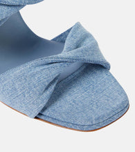 Aquazzura Twist denim mules