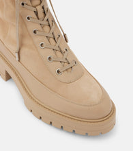 Aquazzura Very Cortina shearling-trimmed ankle boots