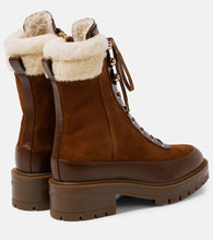 Aquazzura Very Cortina suede lace-up boots