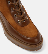 Aquazzura Very Cortina suede lace-up boots