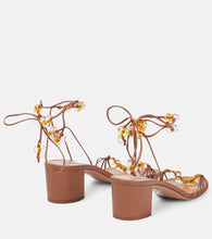Aquazzura Very Maui 50 leather sandals