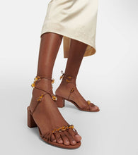 Aquazzura Very Maui 50 leather sandals