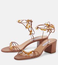 Aquazzura Very Maui 50 leather sandals