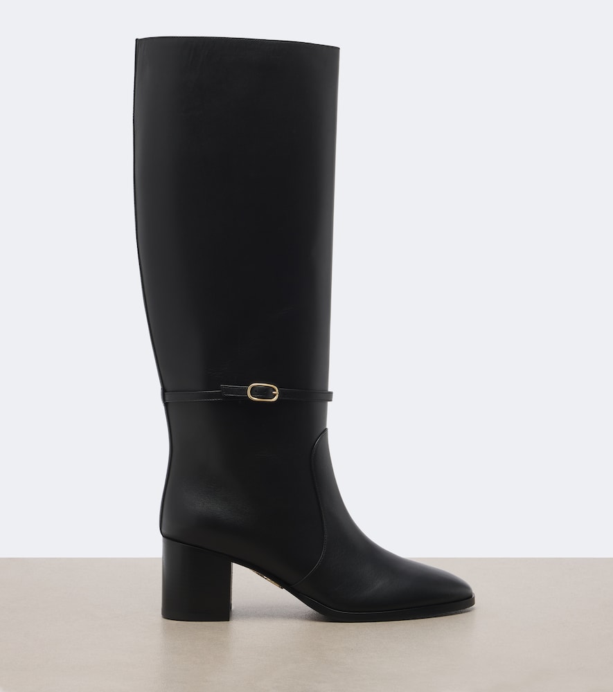 Black Aquazzura Cotswold leather knee-high boots - Knee-high Boots