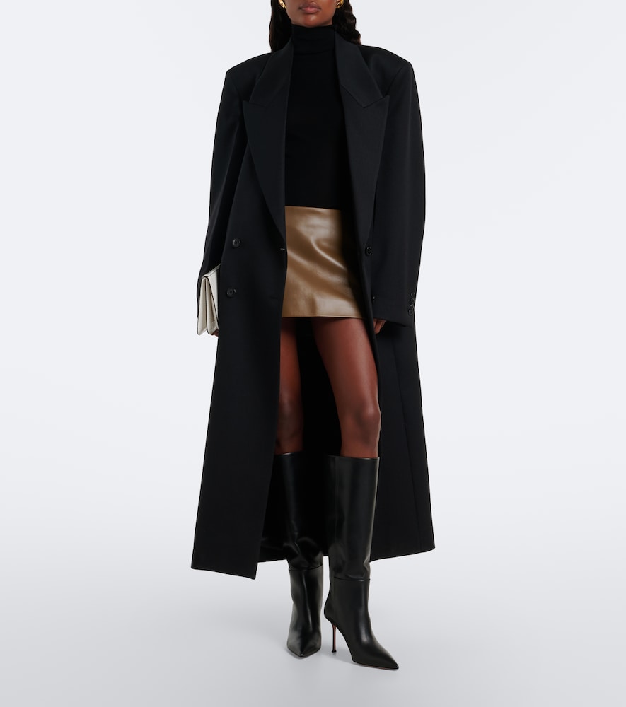 Aquazzura Harper leather knee-high boots in Black - Knee-high Boots