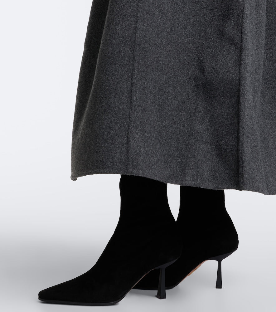 Aquazzura Sentier suede knee-high boots - Black Knee-high Boots