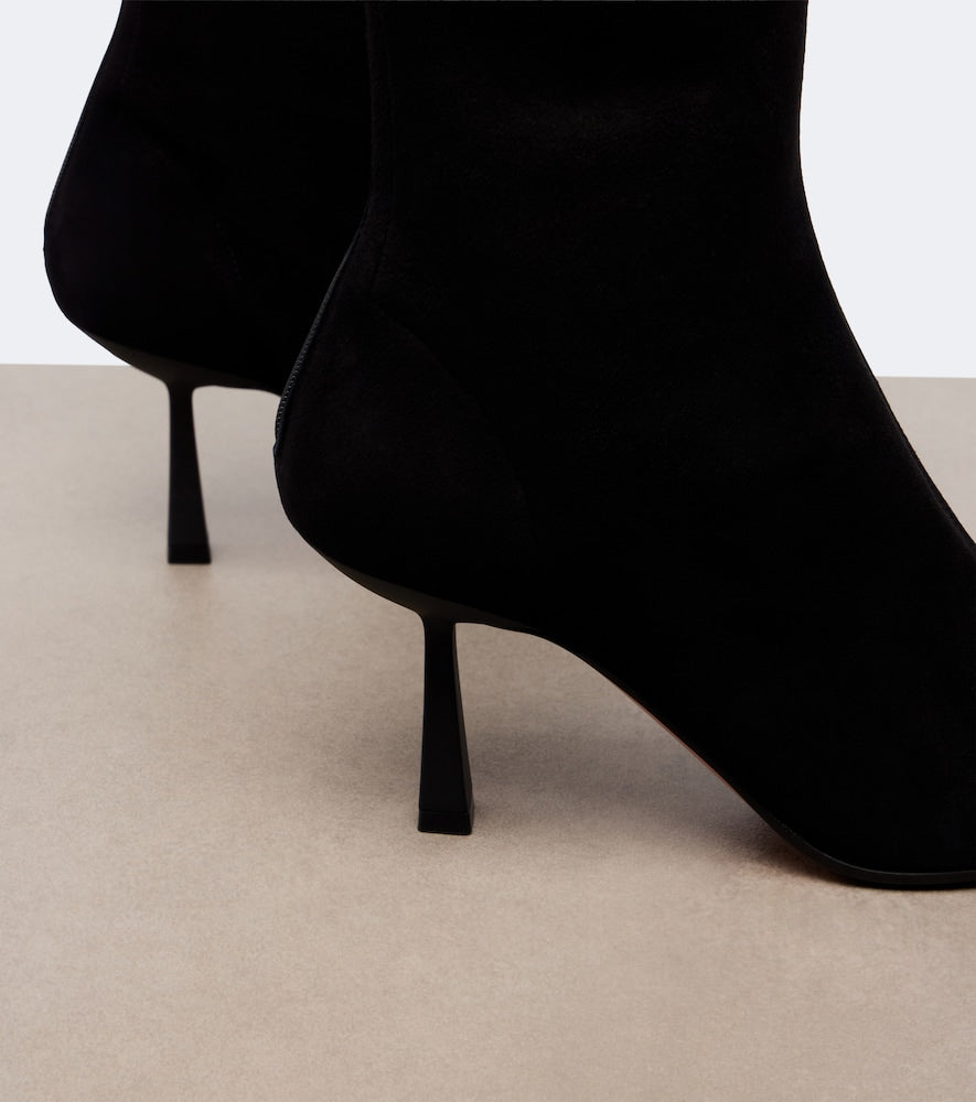 Aquazzura Sentier suede knee-high boots - Black Knee-high Boots